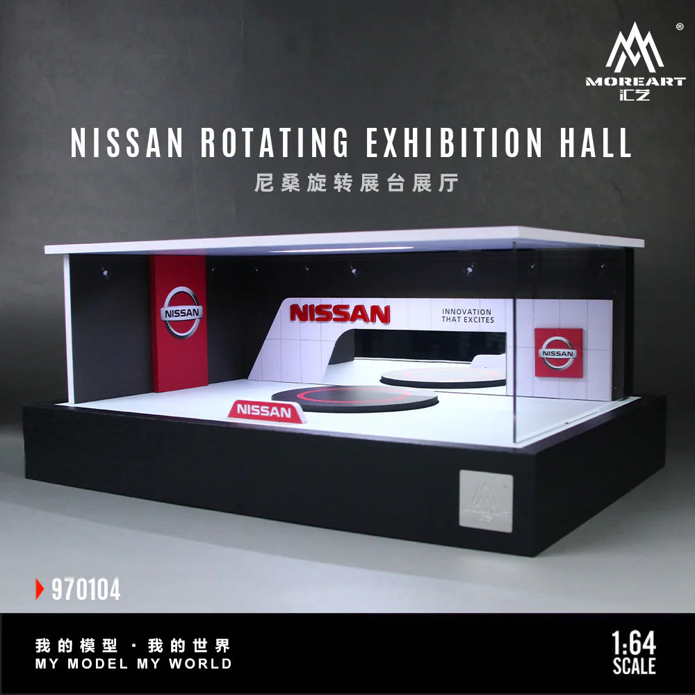 MoreArt 1:64 MINI Nissan rotating exhibition hall MO970104