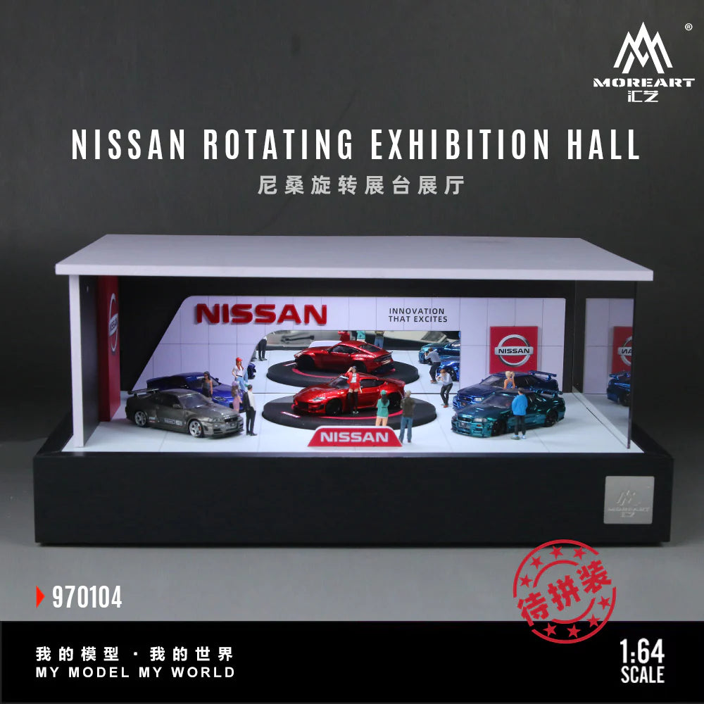 MoreArt 1:64 MINI Nissan rotating exhibition hall MO970104