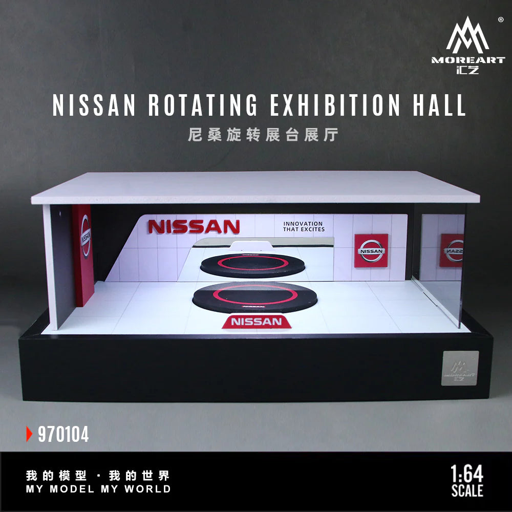 MoreArt 1:64 MINI Nissan rotating exhibition hall MO970104