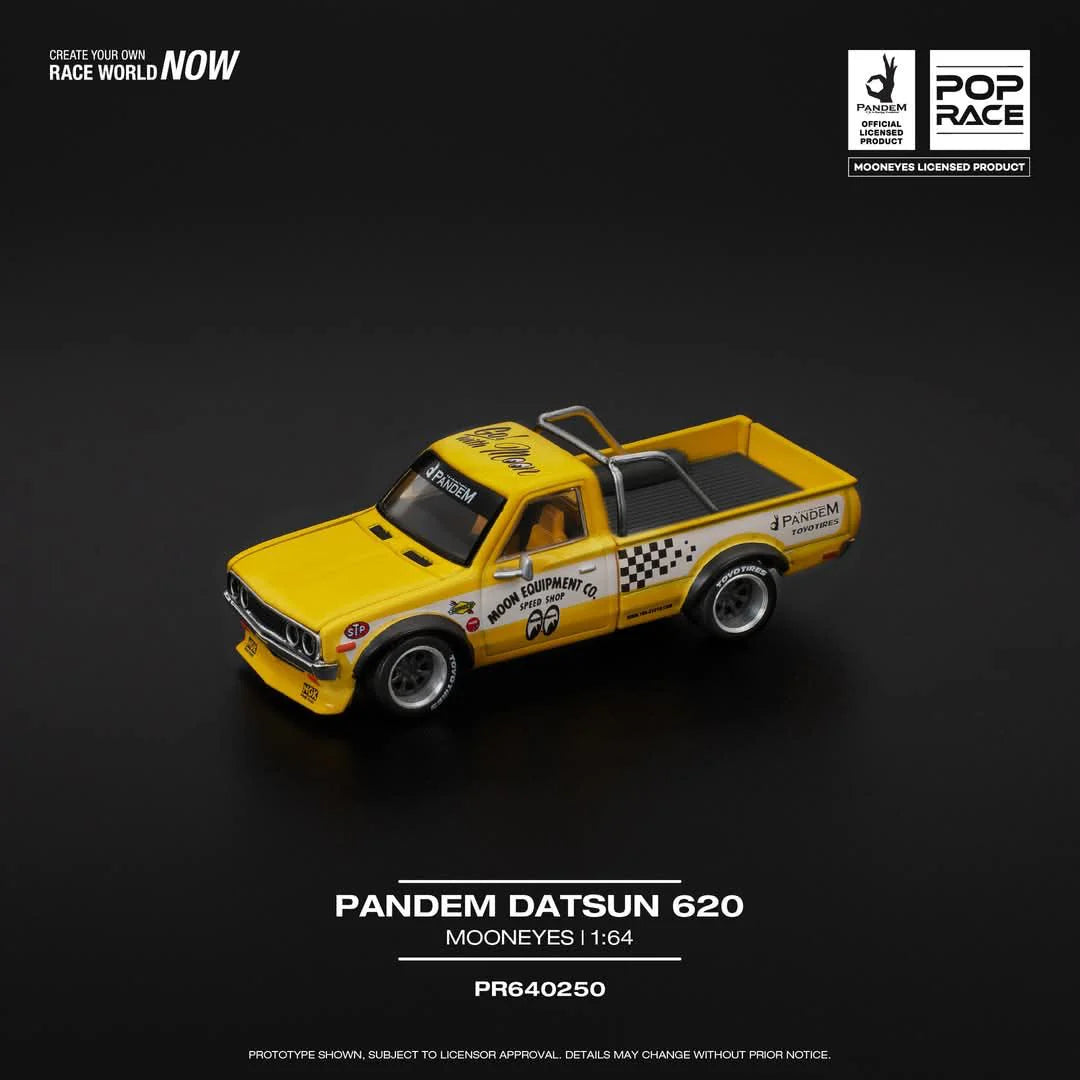POPRACE 1:64 PANDEM DATSUN 620 - MOONEYES PR640250