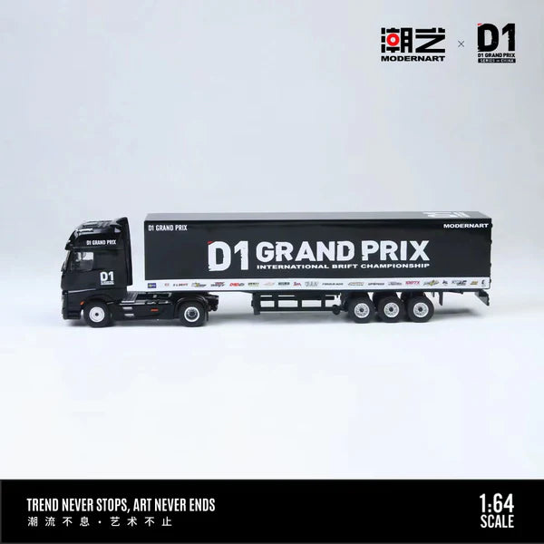 (MD646737) Mercedes Actros container truck D1 Black Edge