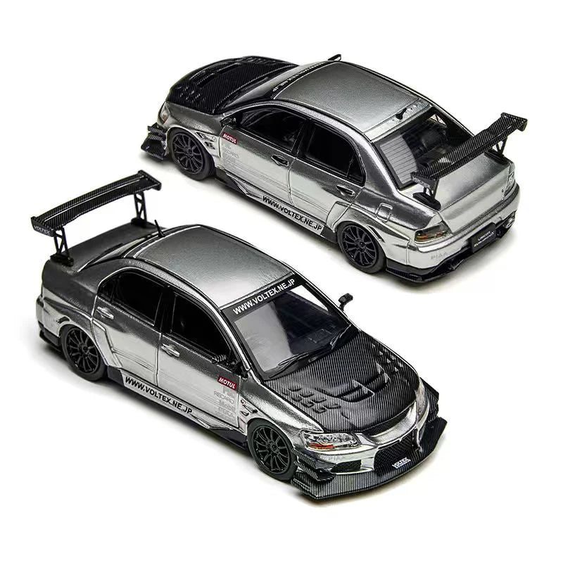 Time Micro 1:64 Mitsubishi Lancer Evolution IX Silver