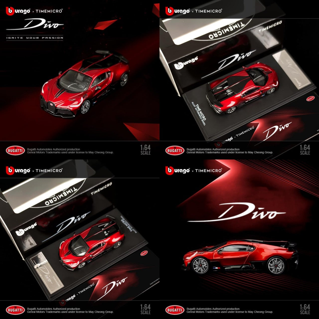 1:64 Bugatti DIVO Red