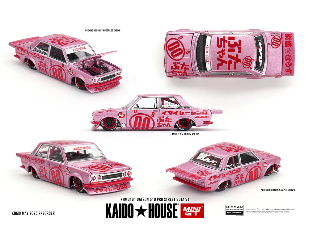 Mini GT Kaido House - Datsun 510 Pro Street BUTA V1 1969
