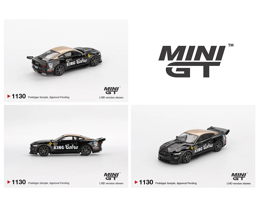 MINI GT 1:64 Shelby GT500 Dragon Snake Concept – Black/Gold- Limited Edition MGT01130