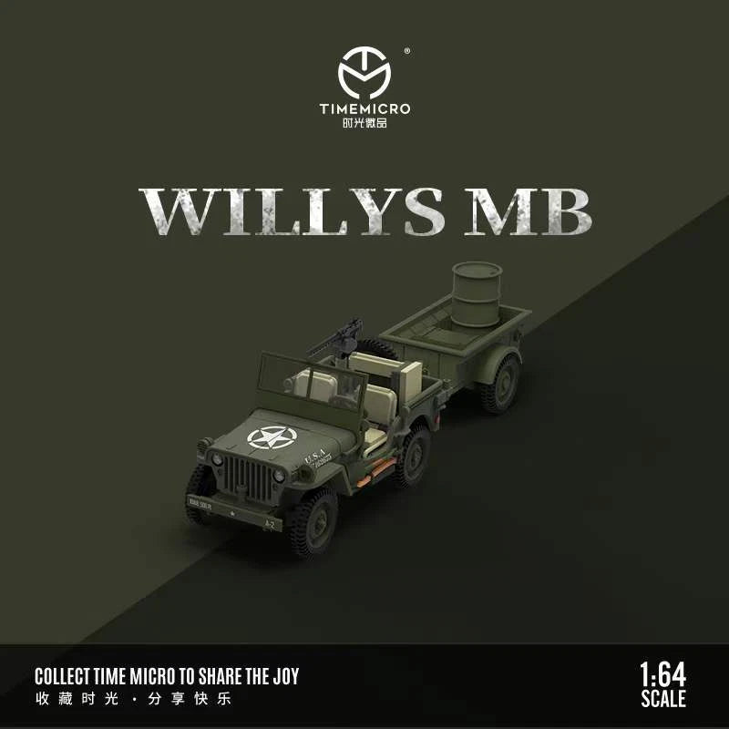 TimeMicro MoreArt 1:64 Willys MB Diecast Model Car