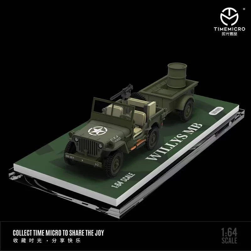 TimeMicro MoreArt 1:64 Willys MB Diecast Model Car